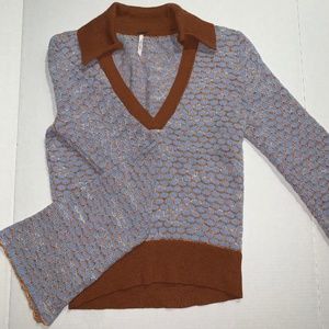 FREE PEOPLE Collared Sweater